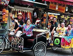 Night Out in Chinatown with Trishaw Ride